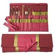 Lantern Moon Extra Large Marilyn Raw Silk Knitting Needle Case Holder