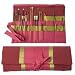 Lantern Moon Extra Large Marilyn Raw Silk Knitting Needle Case Holder