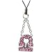 Cellet Phone Strap - Libra Zodiac Sign With Pink Stones - STZO6