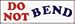 Adazon Inc. ML005 DO NOT BEND, Mailing Label recognized by the USPS for handling enve...