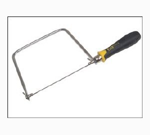 STANLEY 15-106A COPING SAW CARDED WITH 3 BLADES 6-3/8