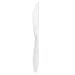 Solo HSWKX-0007 Impress Heavy Weight Polystyrene Knife, 7-1/2" Length x 89/128" Width, White, Boxed (Case of 1000)