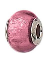 Zable October Birthstones Murano Glass Sterling Silver Charm