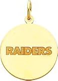 14K Gold NFL Oakland Raiders Charm