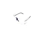 Gargoyles Classic 85 w/SideShields,Clear Blue Frame, Clear/Side Shield