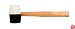 KR Tools 10357 Pro Series 16-Ounce Rubber Mallet with Hardwood Handle