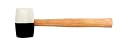 KR Tools 10357 Pro Series 16-Ounce Rubber Mallet with Hardwood Handle