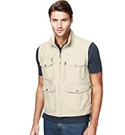 Cotton Rich Funnel Neck Trekking Gilet