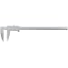 Mitutoyo 160-180 Vernier Calipers, Steel, for Inside Measurements, Metric, 0"/0mm-300mm Range, +/-0.04mm Accuracy, 0.02mm Resolution, 75mm Jaw Depth