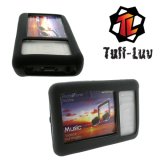 i-nique Tuff-Luv� Creative Zen (4GB / 8GB / 16GB) Twin Skin Combo Silicone skin case + Belt Clip: Colour (Half Night: Black/Clear)