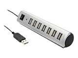 ednet USB Hub 7 Port ECO HUB USB 7P 7 x USB - A 1 x USB - A + Netzteil
