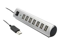 ednet USB Hub 7 Port ECO HUB USB 7P 7 x USB - A 1 x USB - A + Netzteil Preisvergleich