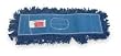 Tough Guy 1TZD7 Dust Mop, Cut End, Sz 36 In, Blue