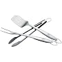 Weber Style 6445 Professional-Grade Stainless-Steel 3-Piece Barbeque Tool Set