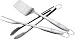 Weber Style 6445 Professional-Grade Stainless-Steel 3-Piece Barbeque Tool Set