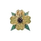 Michael Healy Dogwood Brass Doorbell Ringer - MHR27/MHR27