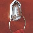 Herbeau 1113 Romantique/ Weathered Brass Neptune Towel Ring