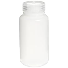 Nalgene 3121-0250 HDPE 250mL Wide-Mouth Centrifuge Bottle with Polypropylene Screw Closure (Pack of 6)