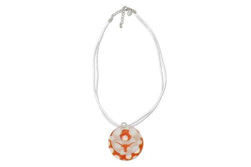 Texas Longhorns Capiz Double Shell Cord Necklace