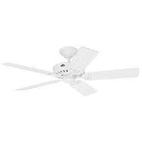 Hunter HR21416 52-Inch White Ceiling Fan