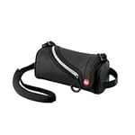 ELECOM デジタルビデオカメラケース コンパクトタイプ ショルダーベルト付 Mサイズ ブラック DVB-021BK