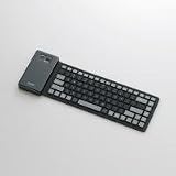 [ELECOM(エレコム)] Bluetoothシリコンキーボード TK-FBS035EBK