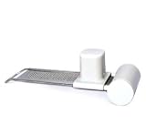 Nutmeg or Garlic Grater with Storage Compartment and Finger Guard