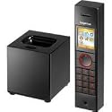 Hagenuk Stick Voice SR Schnurloses DECT-Telefon mit digitalem Anrufbeantworter (strahlungsreduziert) schwarz