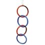 A&E Cage Co. HB46050 4 Interlocking Hanging Acrylic Circles Bird Toy
