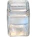 Square Glass Jar with Glass Lid - 48 oz, 1 pc,(Anchor Hocking)
