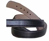 Black Split Leather Belt Traditional Style Belt Only