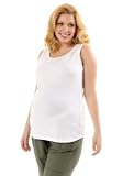 Motherhood Maternity: Plus Size Sleeveless Scoop Neck Maternity Tank Top