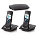 RTX Dualphone 3088 PSTN/Skype Dual Twin Dect Cordless Telephone - Black