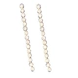 14K 1.10 CTW Diamond Line Earrings