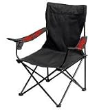 On The Edge Marketing OTE-810012 Flame Black Folding Chair