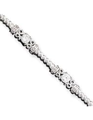 Sterling Silver CZ Bracelet