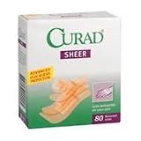 Curad Bandages Sheer Assorted Sizes - 80 ea