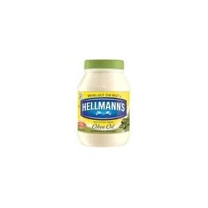 Hellmann's Mayonnaise Dressing with Extra Virgin Olive Oil 30 Oz Pack of 4 by 