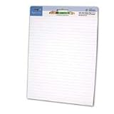 SPR52628 - Self-stick Easel Pad, 1 Ruled, 30 Sheets, 2/CT, White