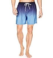 XXXL Blue Harbour Dip Dye Drawstring Quick Dry Swim Shorts