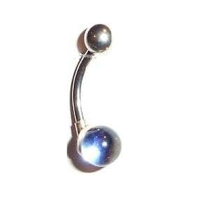 Belly Button Ring Navel Disco Ball Body Jewelry 14 Gauge