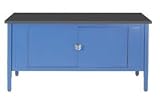 72 X 30 Security Cabinet Bench - Phenolic Resin Square Edge