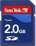 SanDisk - Flash memory card - 2 GB - SD