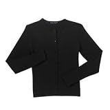 Port Authority Signature - Ladies Fine-Gauge Crewneck Cardigan Sweater Black2X at Ladies Port Authority
