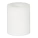 Candle Impressions CA25000WH 4-Inch Vanilla Scented Flameless Round Wax Candle, White