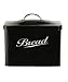 Kitchen & Housewares : Stream Line Garden Trading Black Enamel Bread Bin