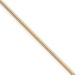 14k 1.9mm Semi Solid Octagonal Snake Necklace - 18 Inch - Lobster Claw - JewelryWeb