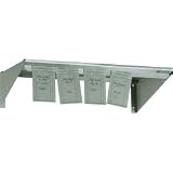 Stainless Steel Restaurant Kitchen Check Minder Shelving: 24"W x 6"H x 12"D