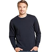 2" Longer Blue Harbour Pure Cotton Jumper