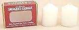 Crystal Candles (Arizona Naturals) - Smokers 2-Pack (White) - Smokers 3 In